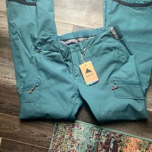 Burton Women's Cargo Pants in Teal